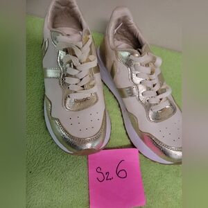Gold Sneakers  sz 6